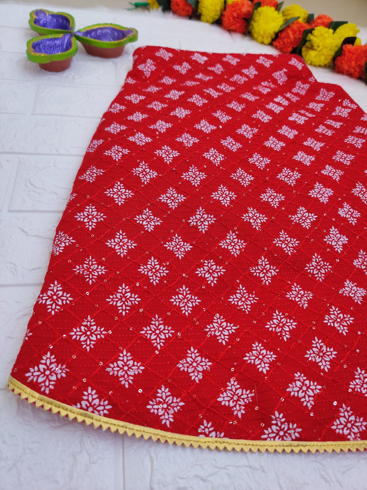 Crimson Elegance Kurta