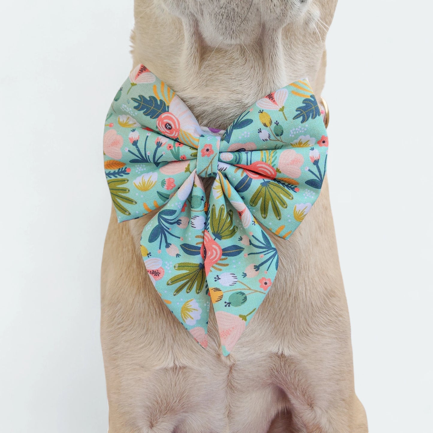 Green Forest Sailor Bow for Dogs