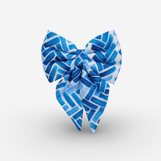 Herringbone Sailor Bow