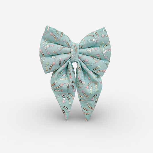 Mint Royale Sailor Bow for Dogs