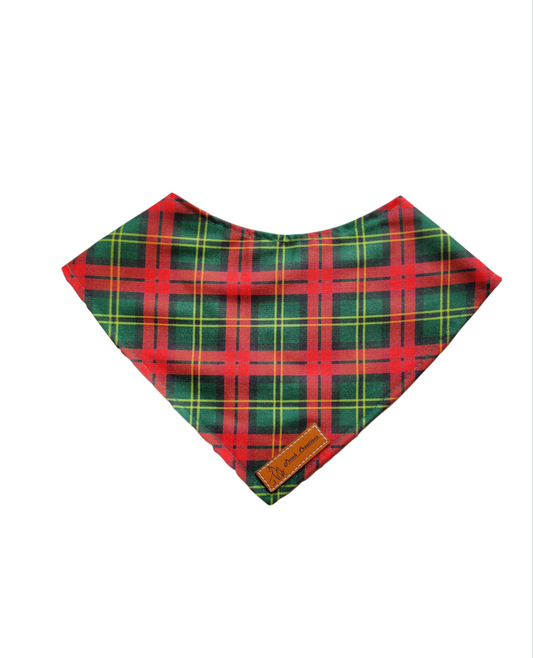 Christmas Plaid Bandana