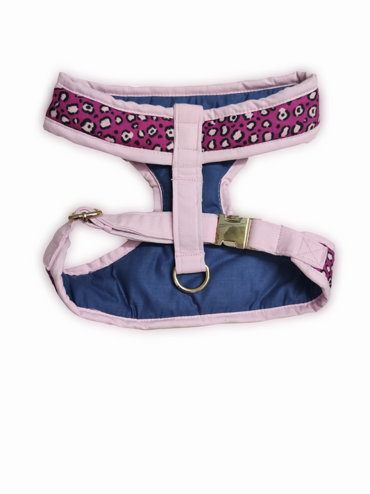 Purple Leopard Harness