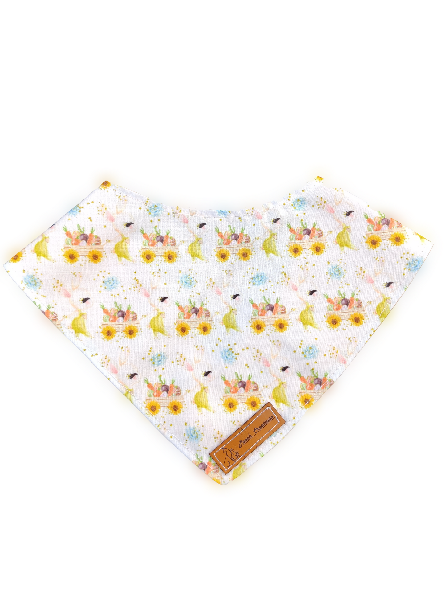 Bunny Cart Snap on Bandana