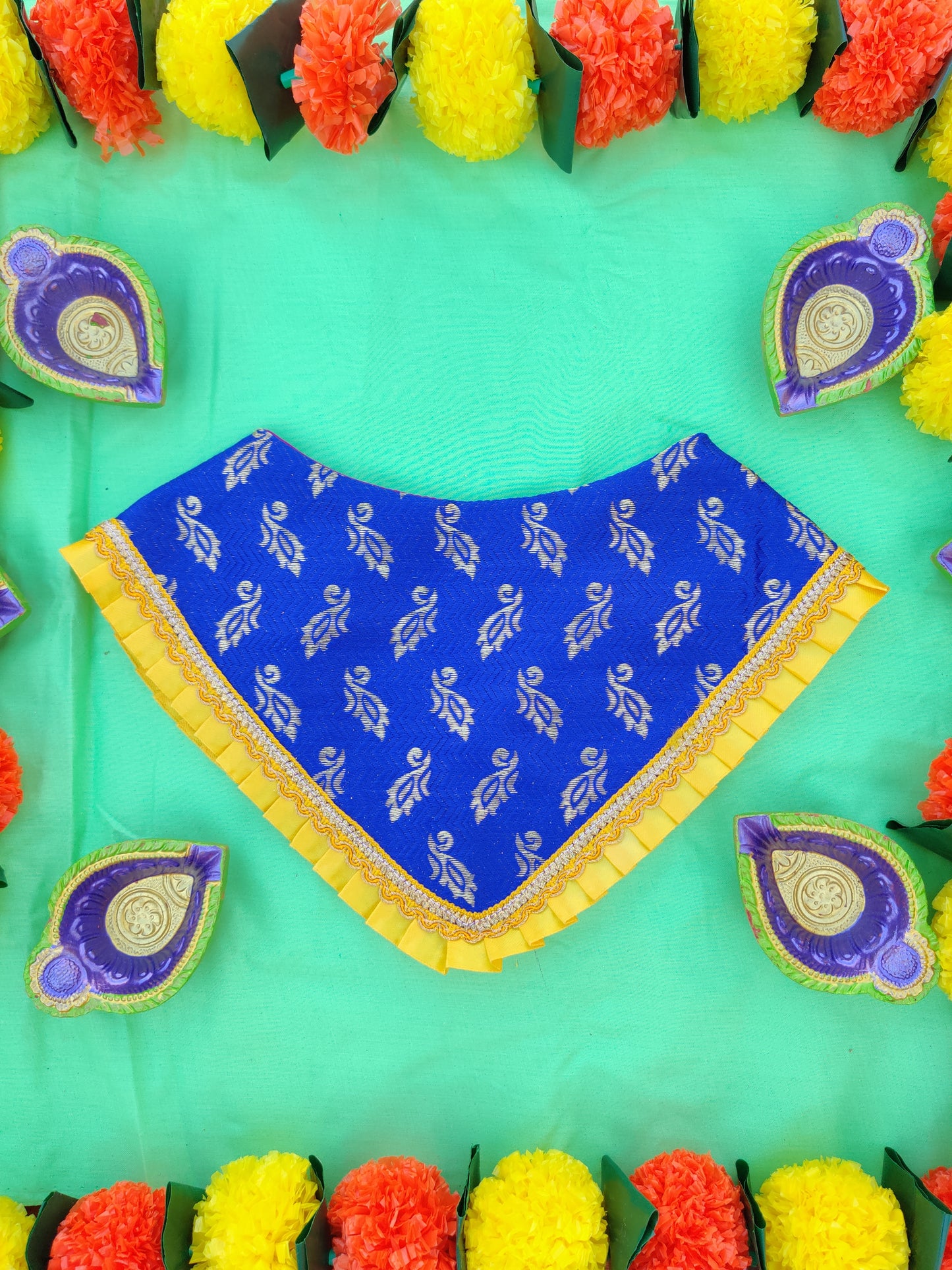 Festive Blue Bandana