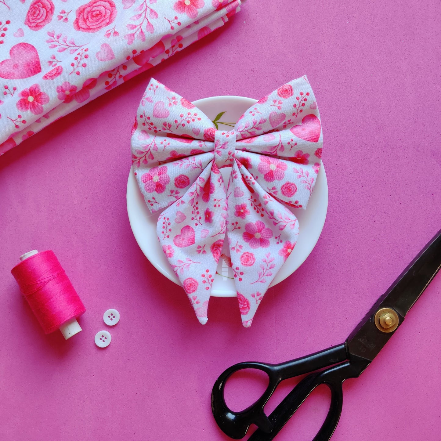 Flying Hearts Sailor Bow
