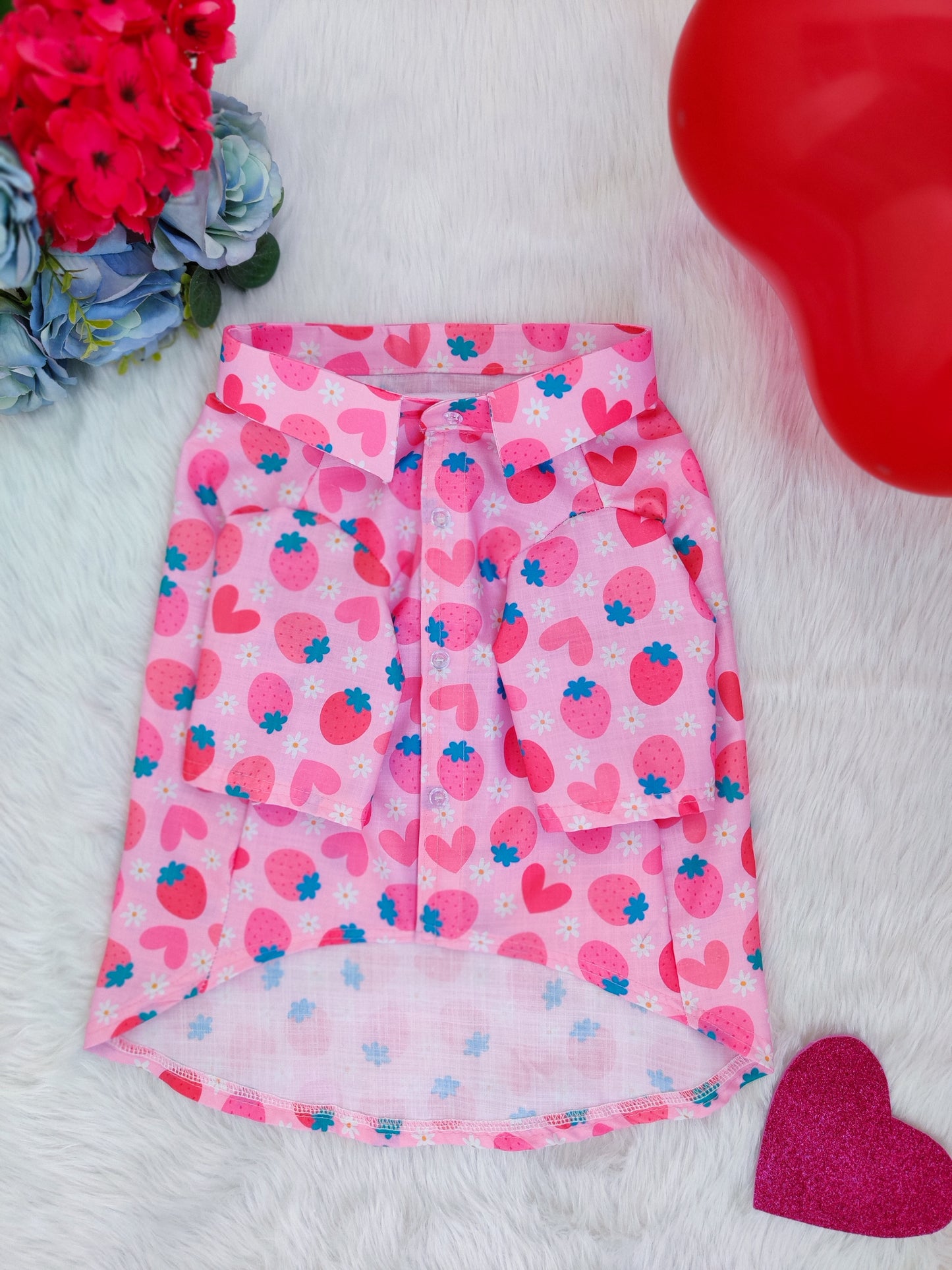 Pink Strawberry Shirt