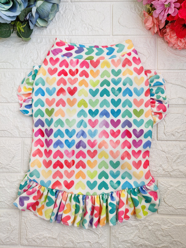 Sweet Heart Tshirt Dress