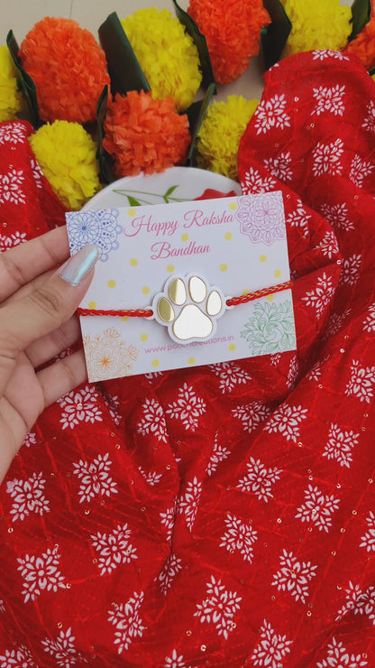 Golden Paw Rakhi