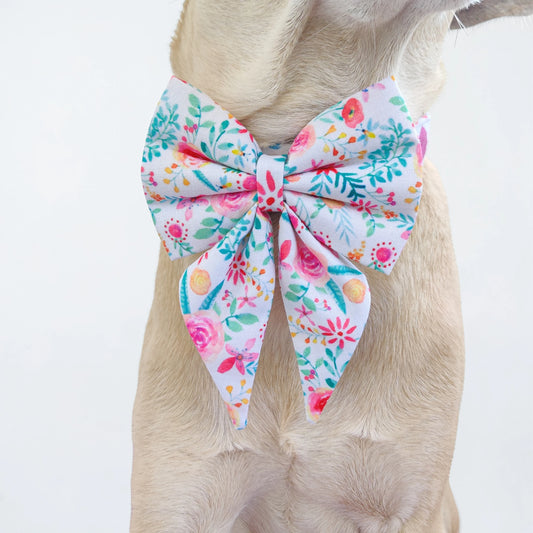 Rose Garden Sailor Bow for Dogs