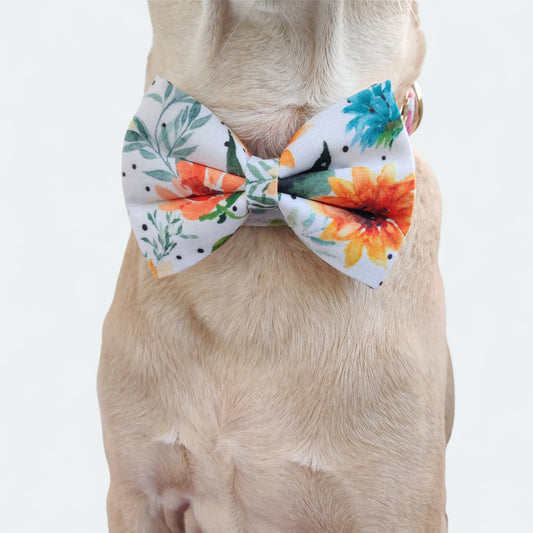 Sunflower Classic Bow for Dogs