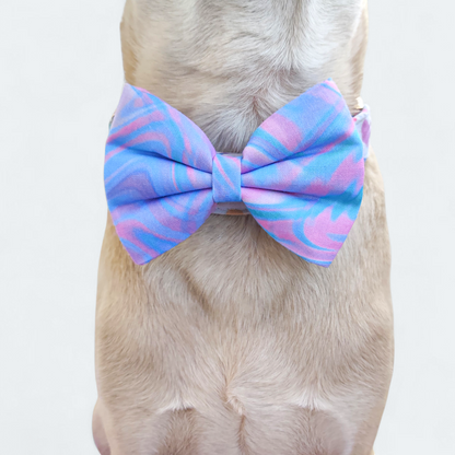 Marble Collar + Leash + Classic Bow