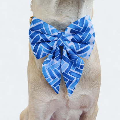 Herringbone Sailor Bow