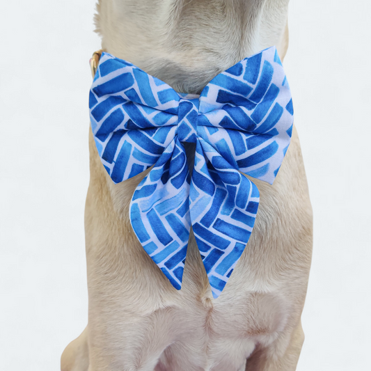 Herringbone Sailor Bow