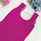 Magenta Chikankari Dog Kurta + Woman's Kurta + Paw Rakhi