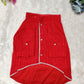 Red Chikankari Kurta
