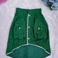 Green Chikankari Dog Kurta + Woman's Kurta + Paw Rakhi