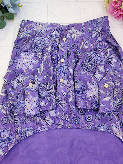 Lavender Nawab Kurta
