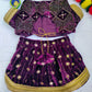 Wine Velvet Lehenga
