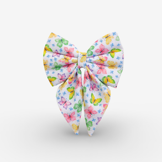Summer Butterflies Sailor Bow