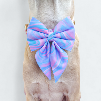 Marble Collar + Leash + Sailor Bow