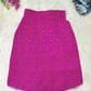 Magenta Chikankari Kurta
