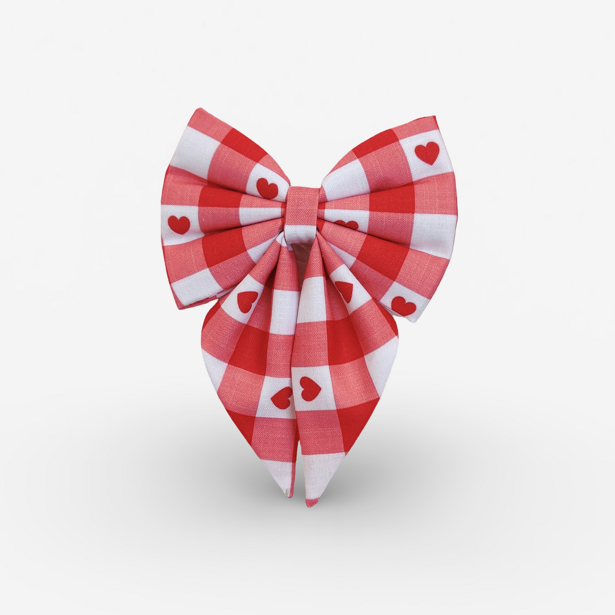 Heartfelt Gingham Sailor Bow