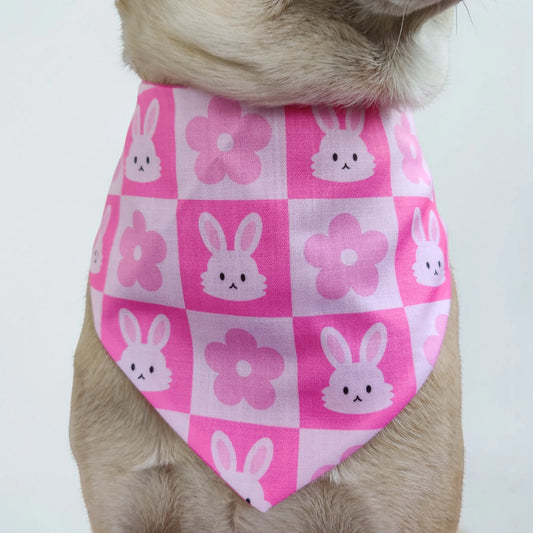 Blush Bunny Dog Bandana