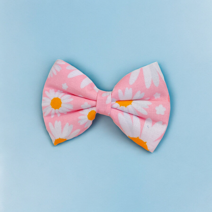 Dainty Daisy Harness + Collar + Leash + Classic Bow