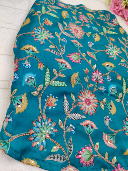 Teal - a - Bahar Kurta