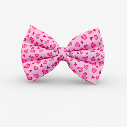 Love Leopard Collar + Leash + Classic Bow for Dogs