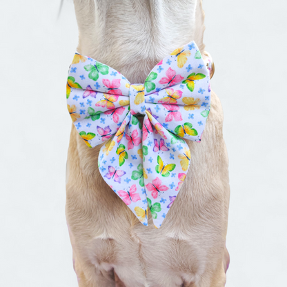 Summer Butterflies Sailor Bow