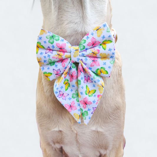 Summer Butterflies Sailor Bow