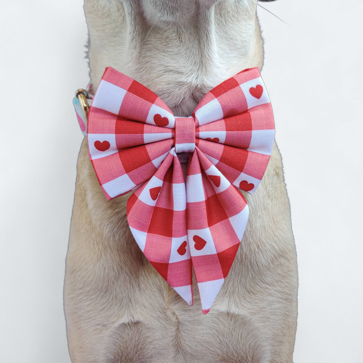 Heartfelt Gingham Sailor Bow