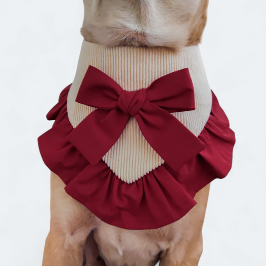 Créme de coeur Corduroy Dog Bandana