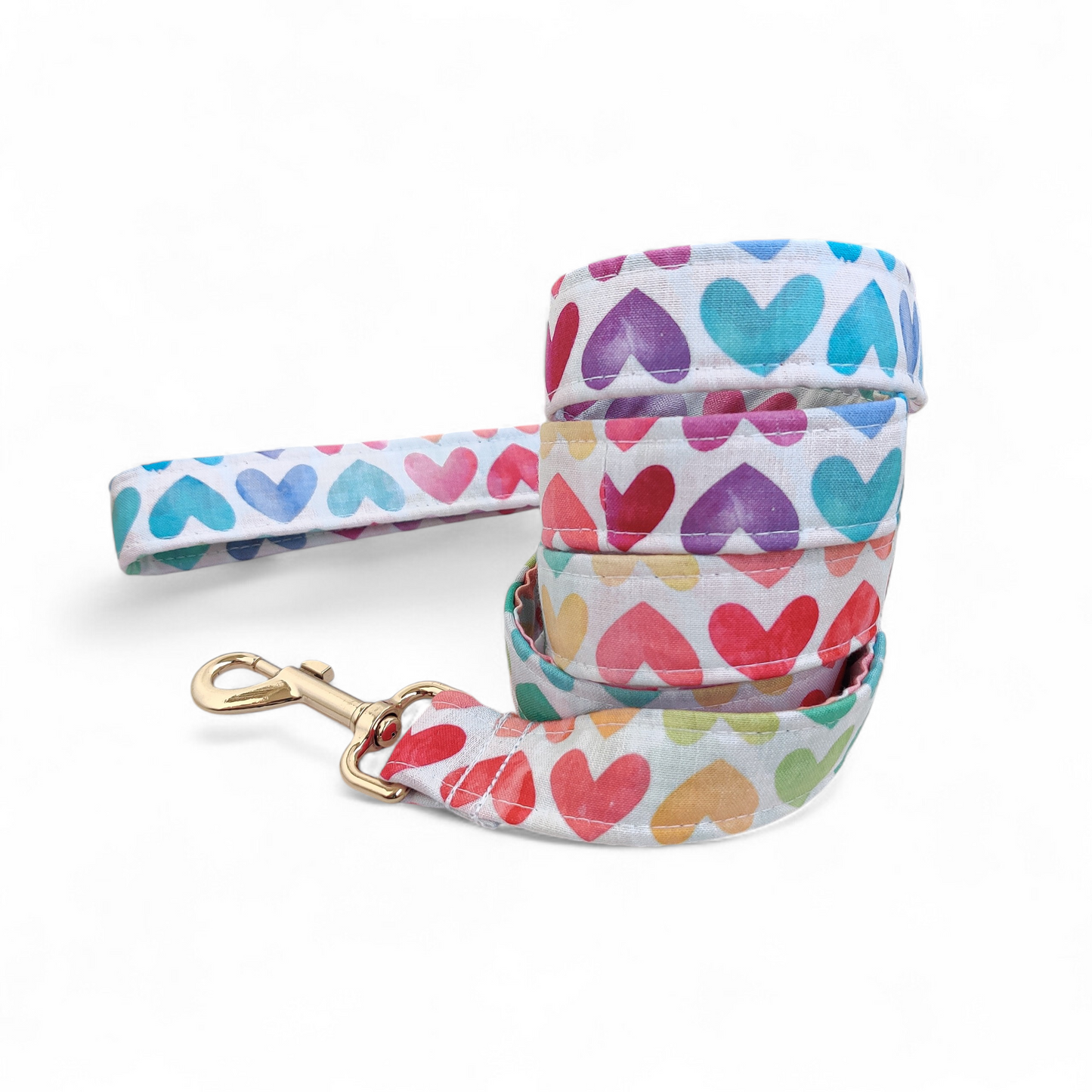 Sweet Heart Collar + Leash + Bandana
