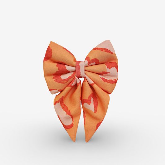 Fire Heart Sailor Bow for Dogs