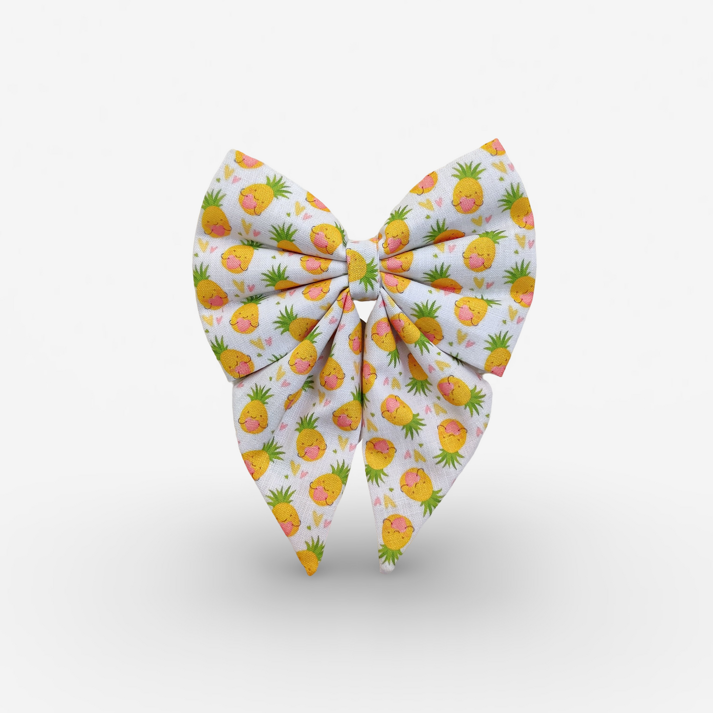 Pineapple in my Heart Sailor Bow for Dogs