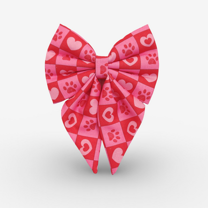 Checkmate Collar + Leash + Sailor Bow for Dogs