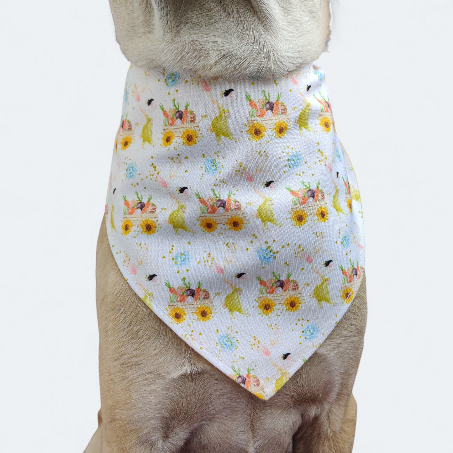 Bunny Cart Snap on Bandana