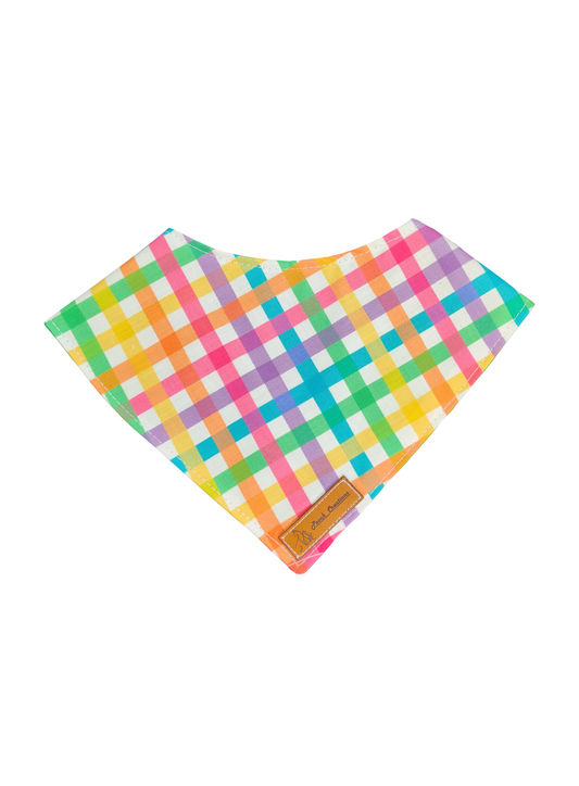 Rainbow Plaid Bandana