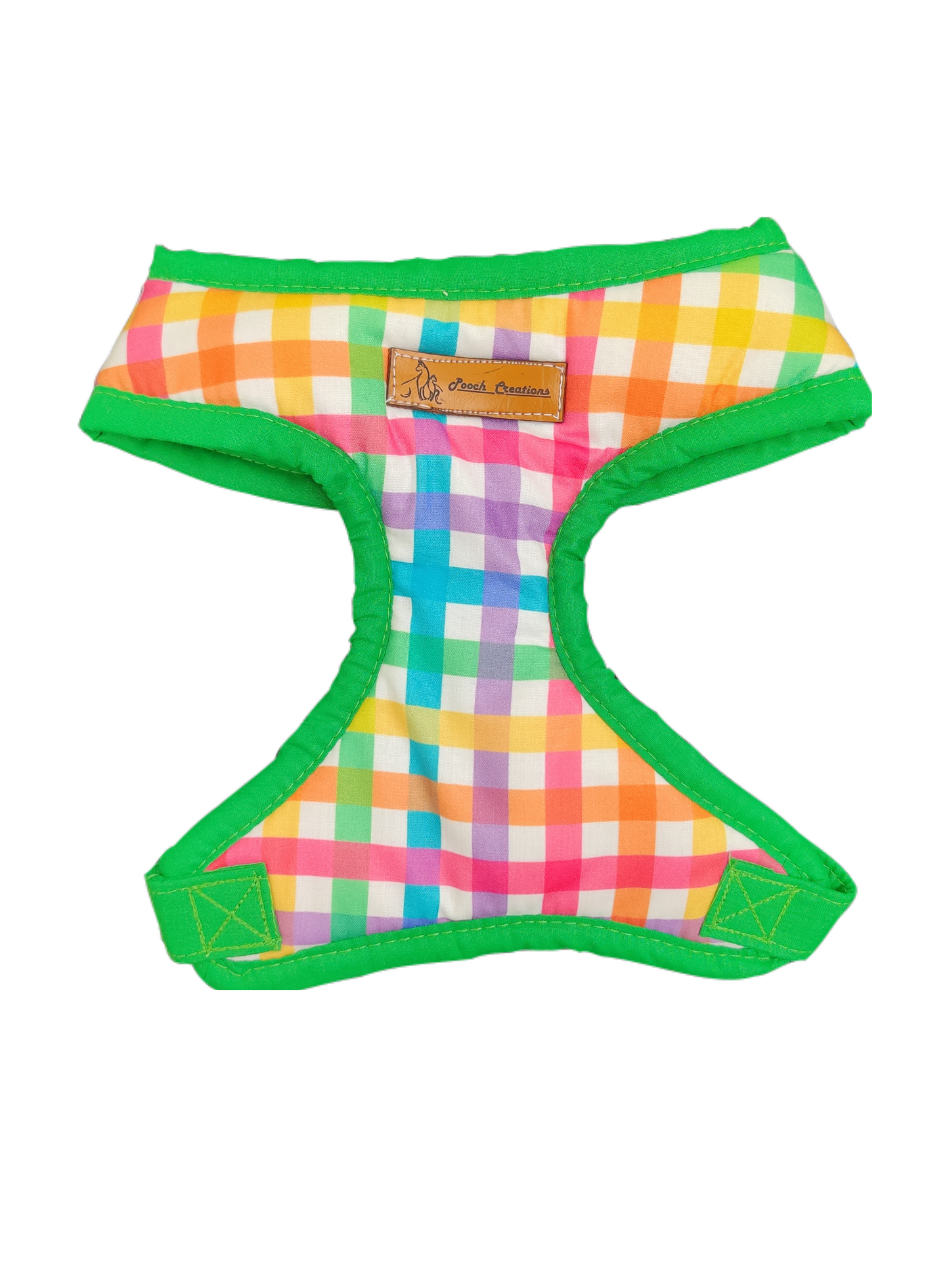 Rainbow Plaid Harness