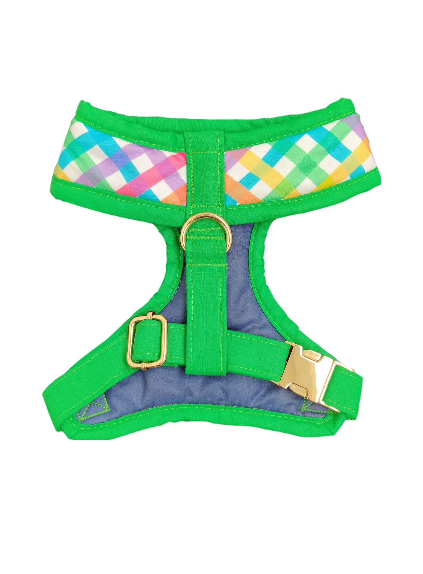 Rainbow Plaid Harness