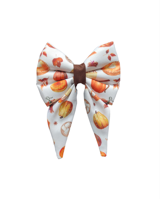 Pumpkin Spice Sailor Bow