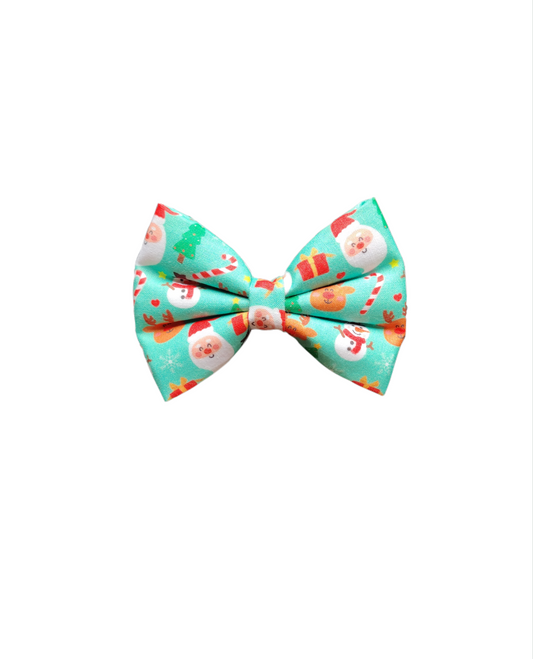 Santa and Reindeers Classic Bow