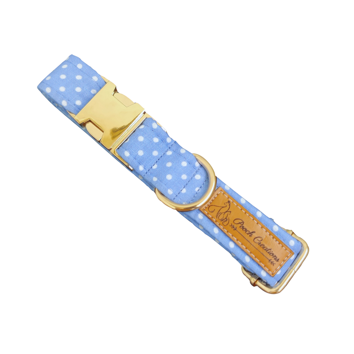 Light Dotty Harness + Collar + Leash + Bandana