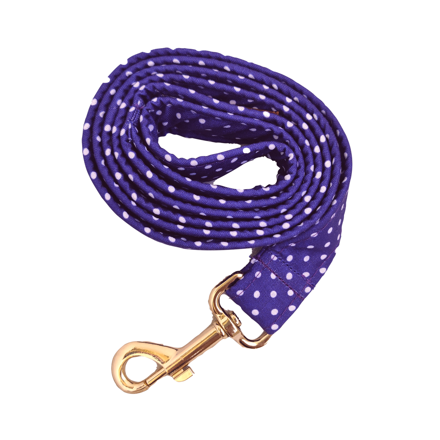 Dark Dotty Harness + Collar + Leash + Sailor Bow