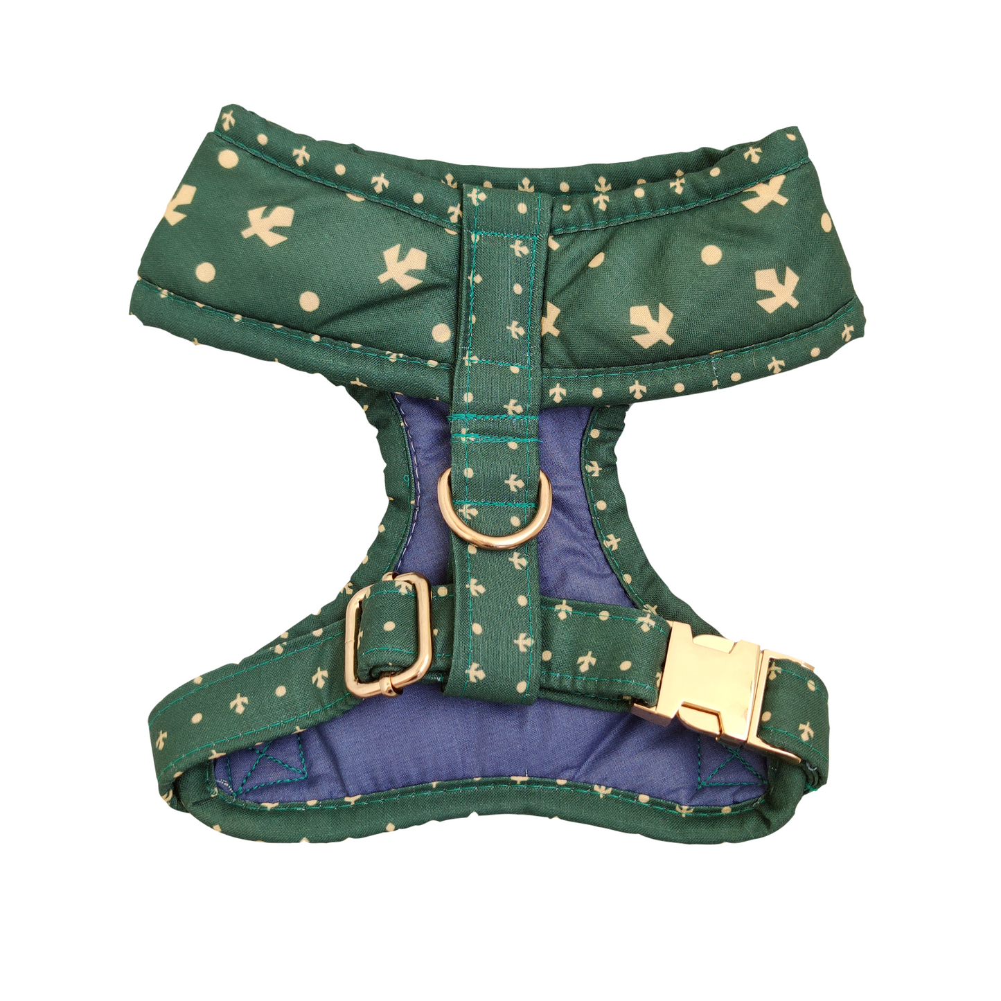 Olive Harness + Collar + Leash + Sailor Bow