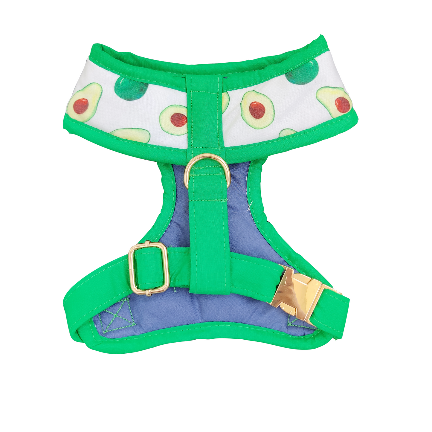 Avocado Harness + Collar + Leash + Sailor Bow