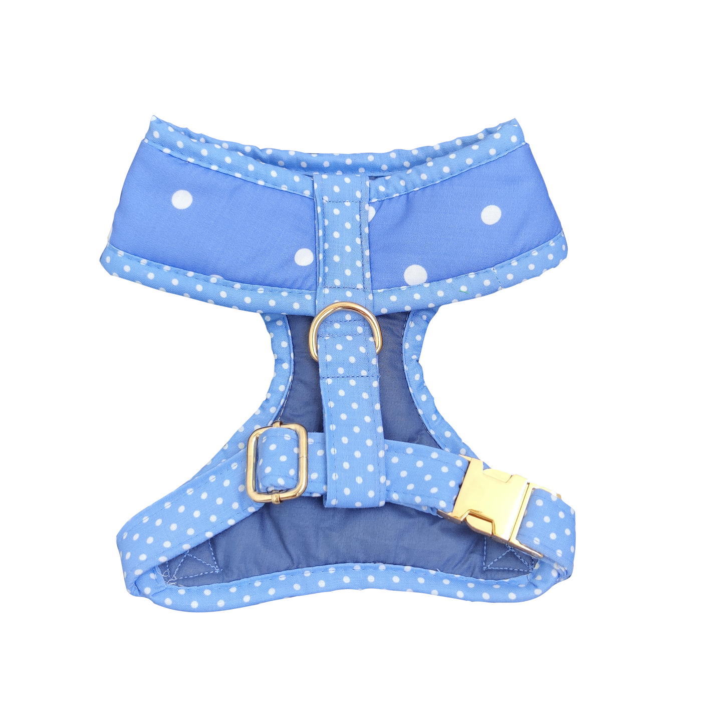 Light Dotty Harness + Collar + Leash + Bandana
