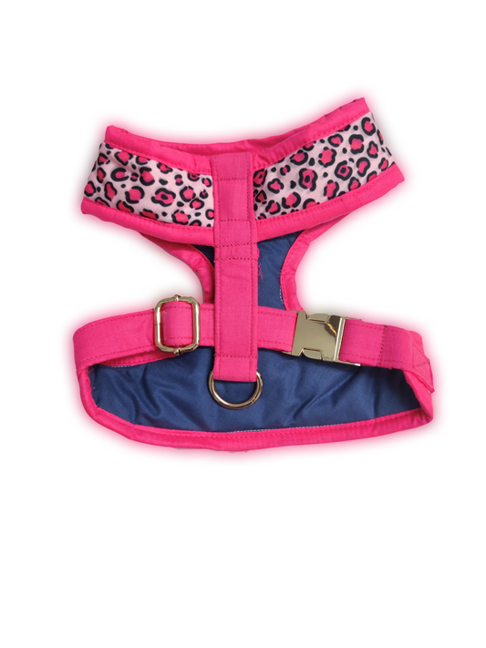 Pink Leopard Harness